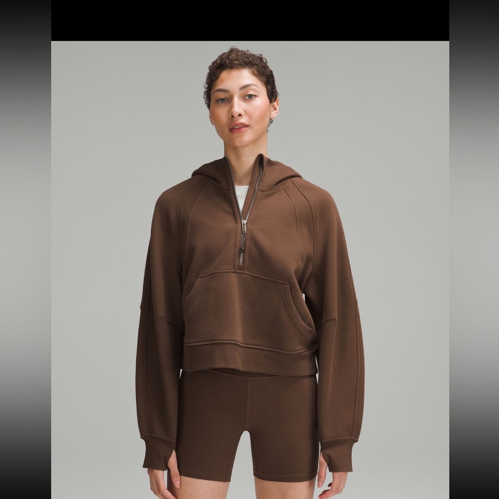 Lululemon scuba hoodie size 4 JAVA